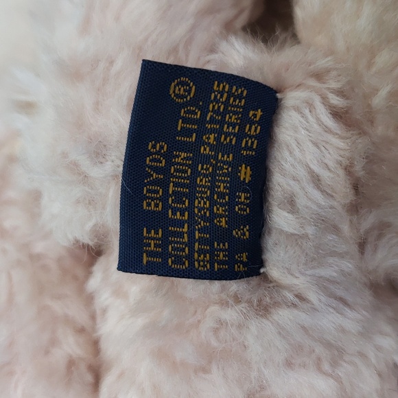 Alouetta de Grizetta •Boyds Bears & Friends•  Pink Velvet Rose Hat Ribbon, NWT - Picture 9 of 10